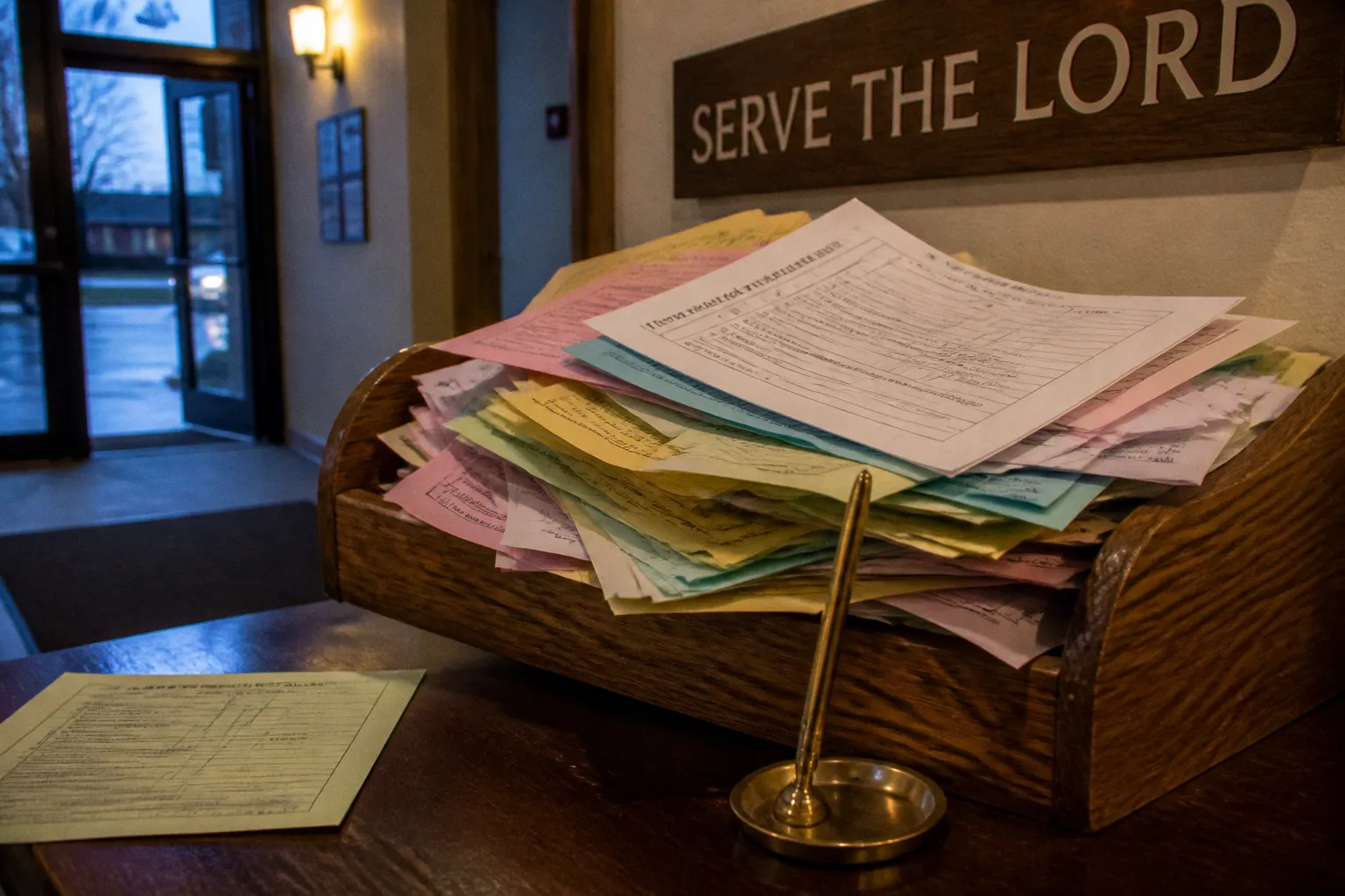 Church calendar clutter: resolving volunteer fatigue