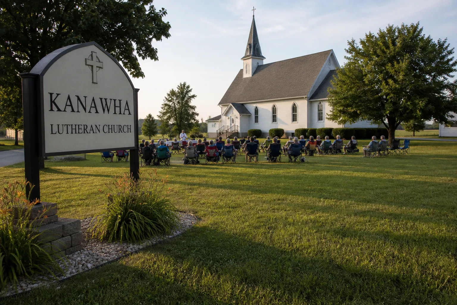 Kanawha Lutheran Church Hosts Annual Blessing of the Backpacks Outdoor Service